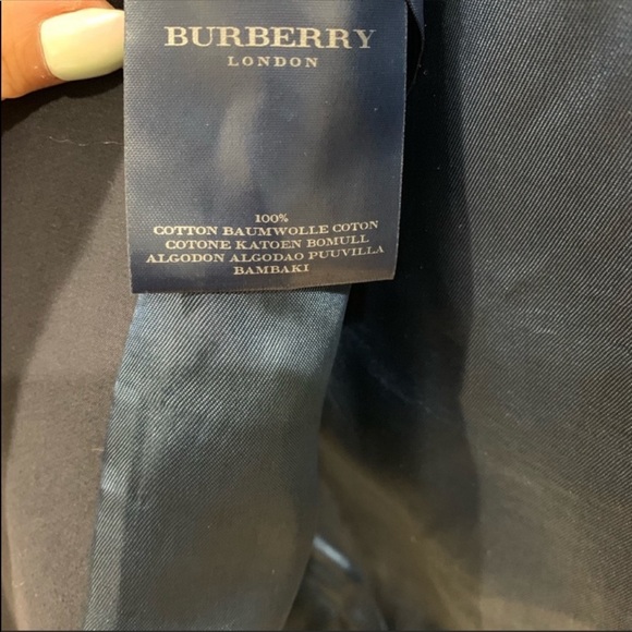 Burberry Blue Cotton Sports Jacket Sz 50 US Sz 40 - Picture 5 of 7